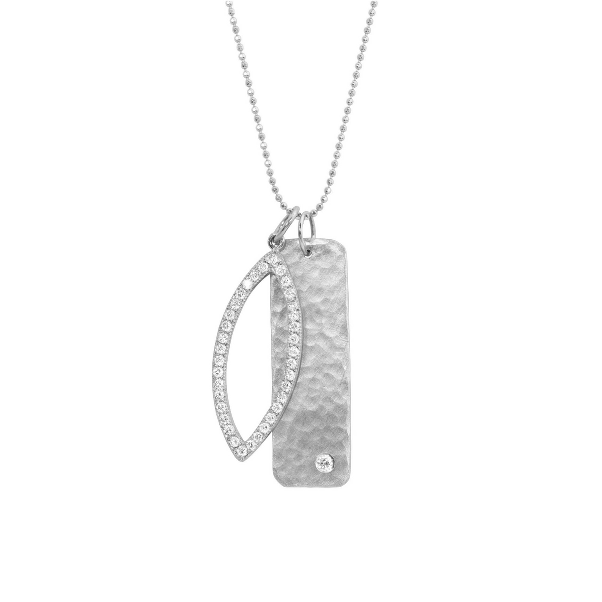 14k gold niki + edie pendant combo on white background