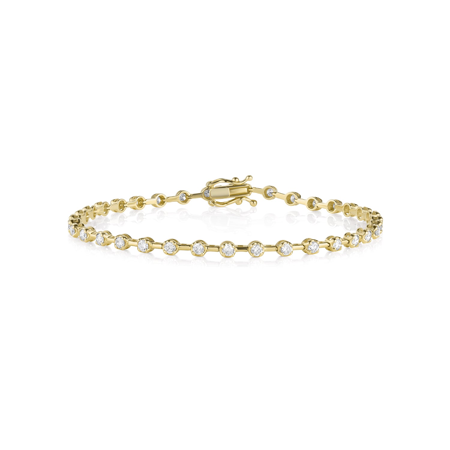 14k Gold tennis bracelet