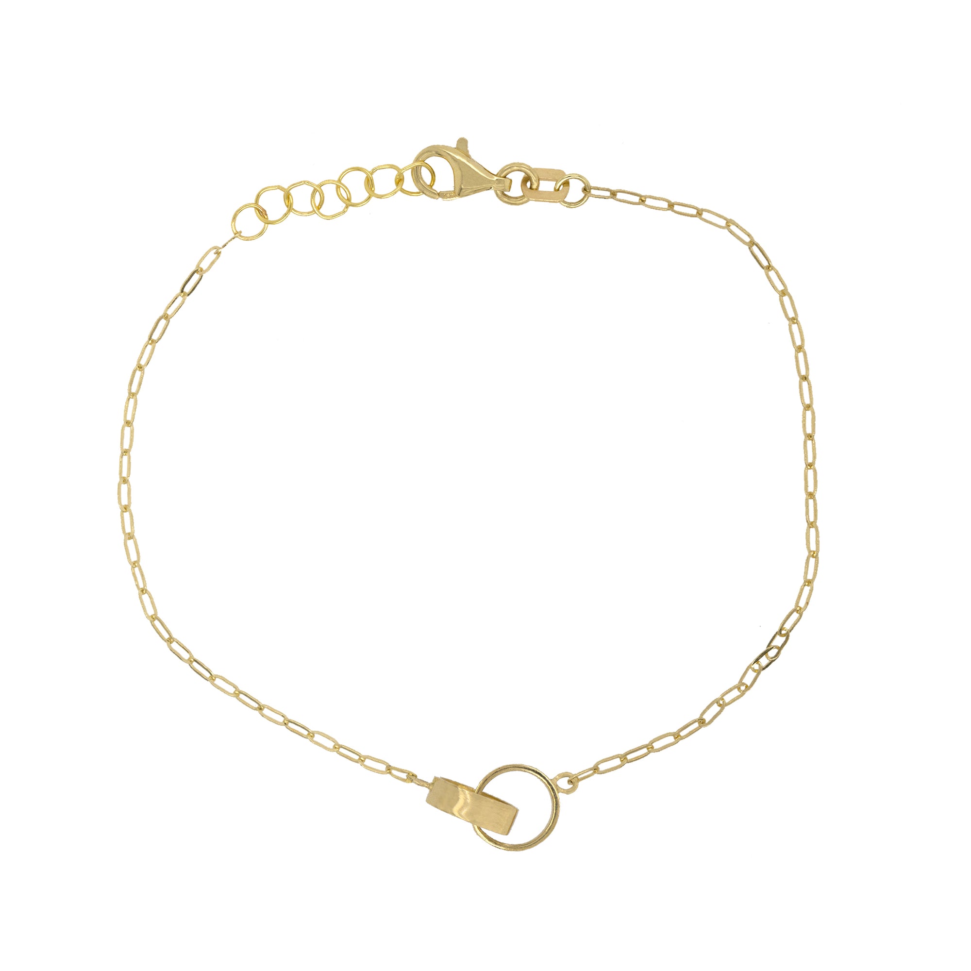ALBY 14k Gold Link Bracelet