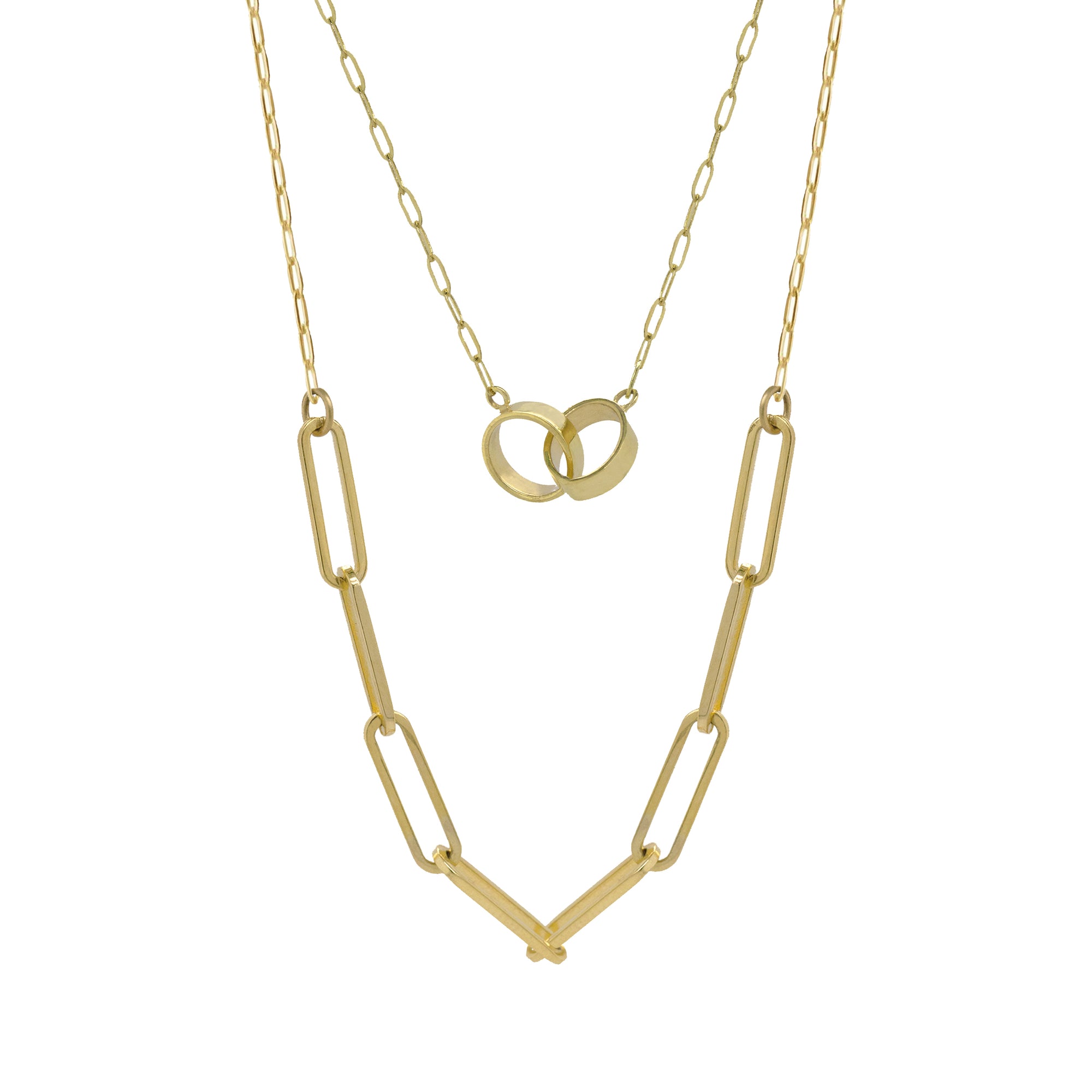 ALYS 14k Gold Link Necklace