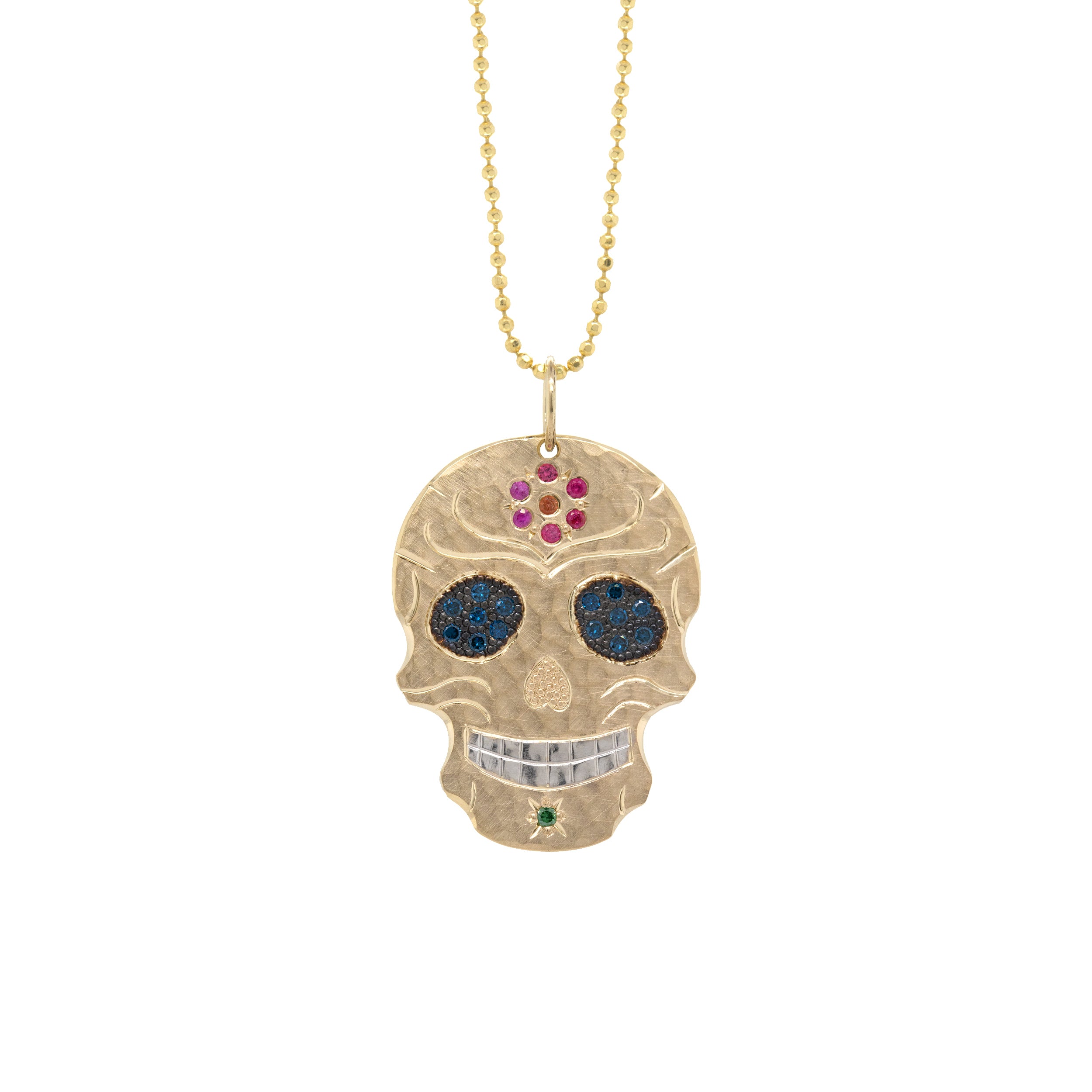 PALOMA 14k Gold Medium Ghostrider Skull