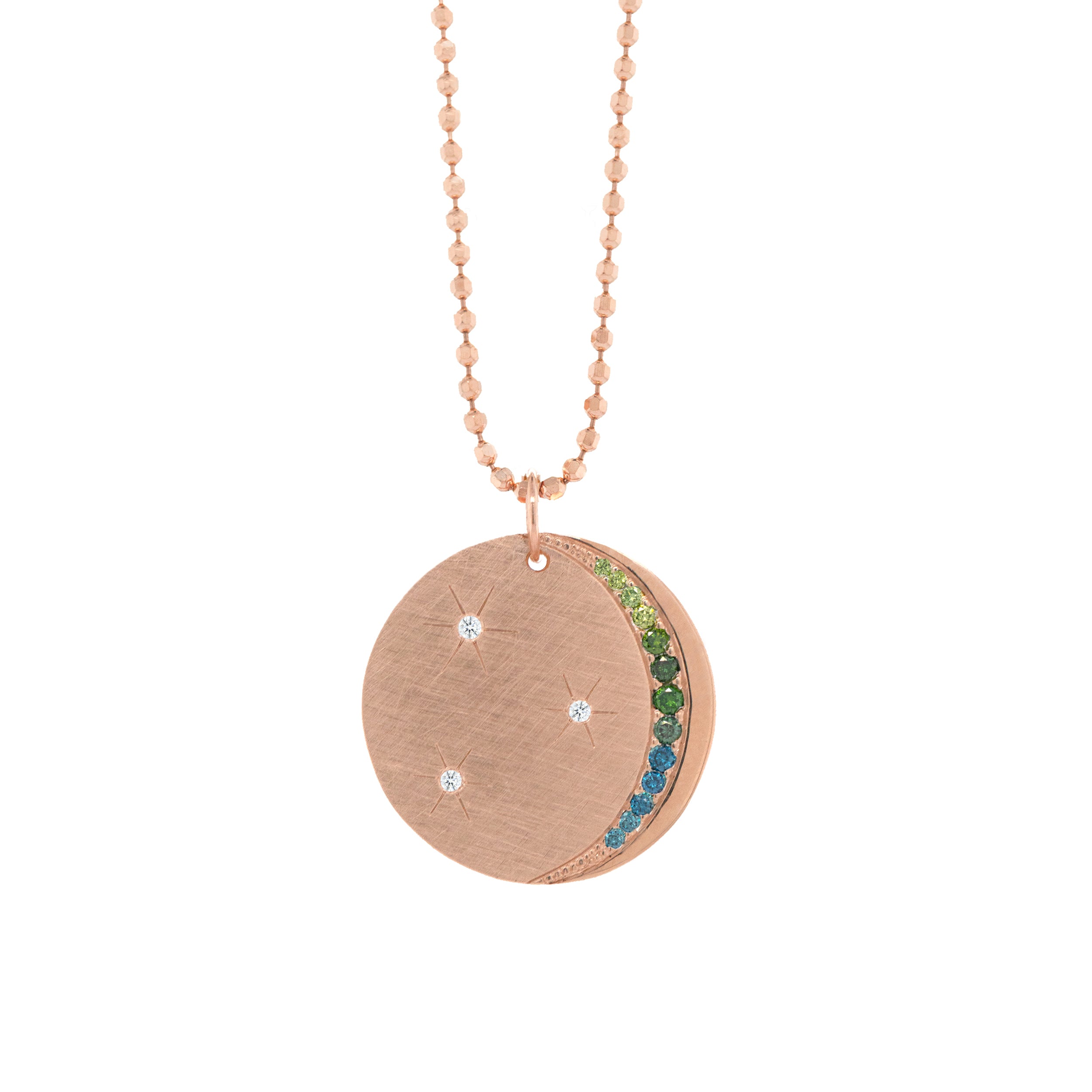 MAYA 14k Gold Disc Medallion