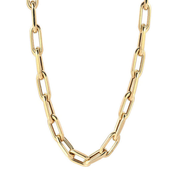 MICA 14k Gold 4.2mm Link Choker - Product Image - 14k Gold Choker