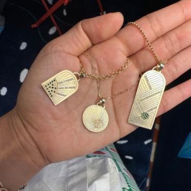 ECLIPSE 14k Gold Medallion