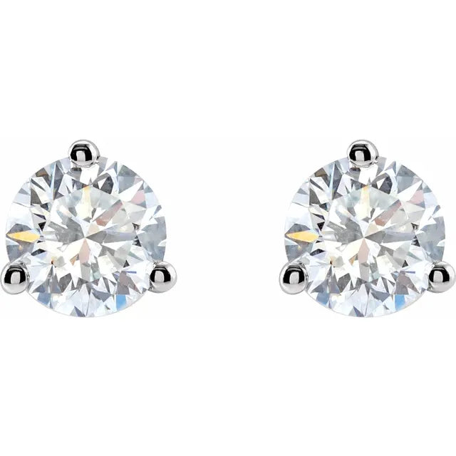 Lab Grown Diamond Earrings- 1 Carat Studs