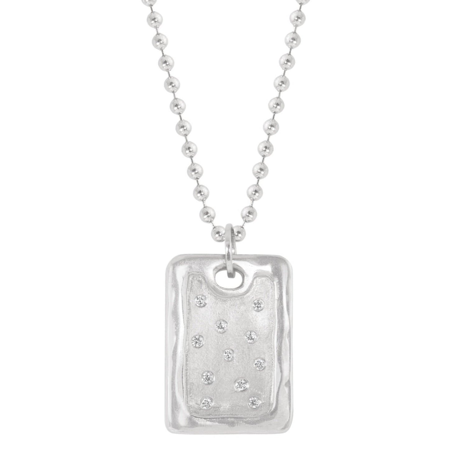 DANI 14k Gold Large Dog Tag