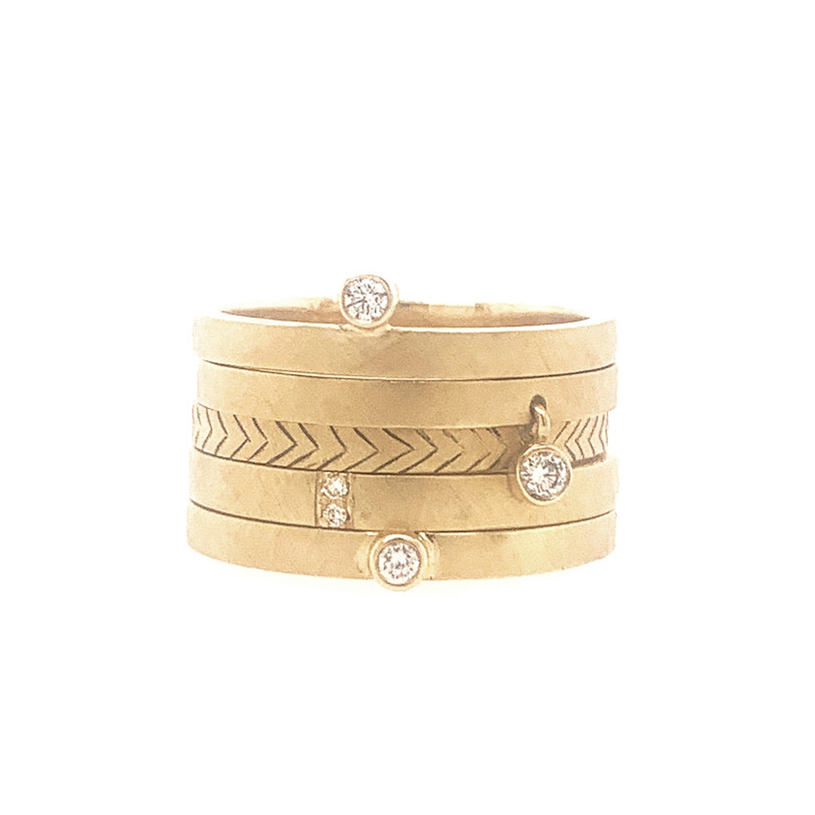 GELB 14k Gold Stacker Ring