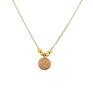 DIMI 14k Gold Charm Necklace