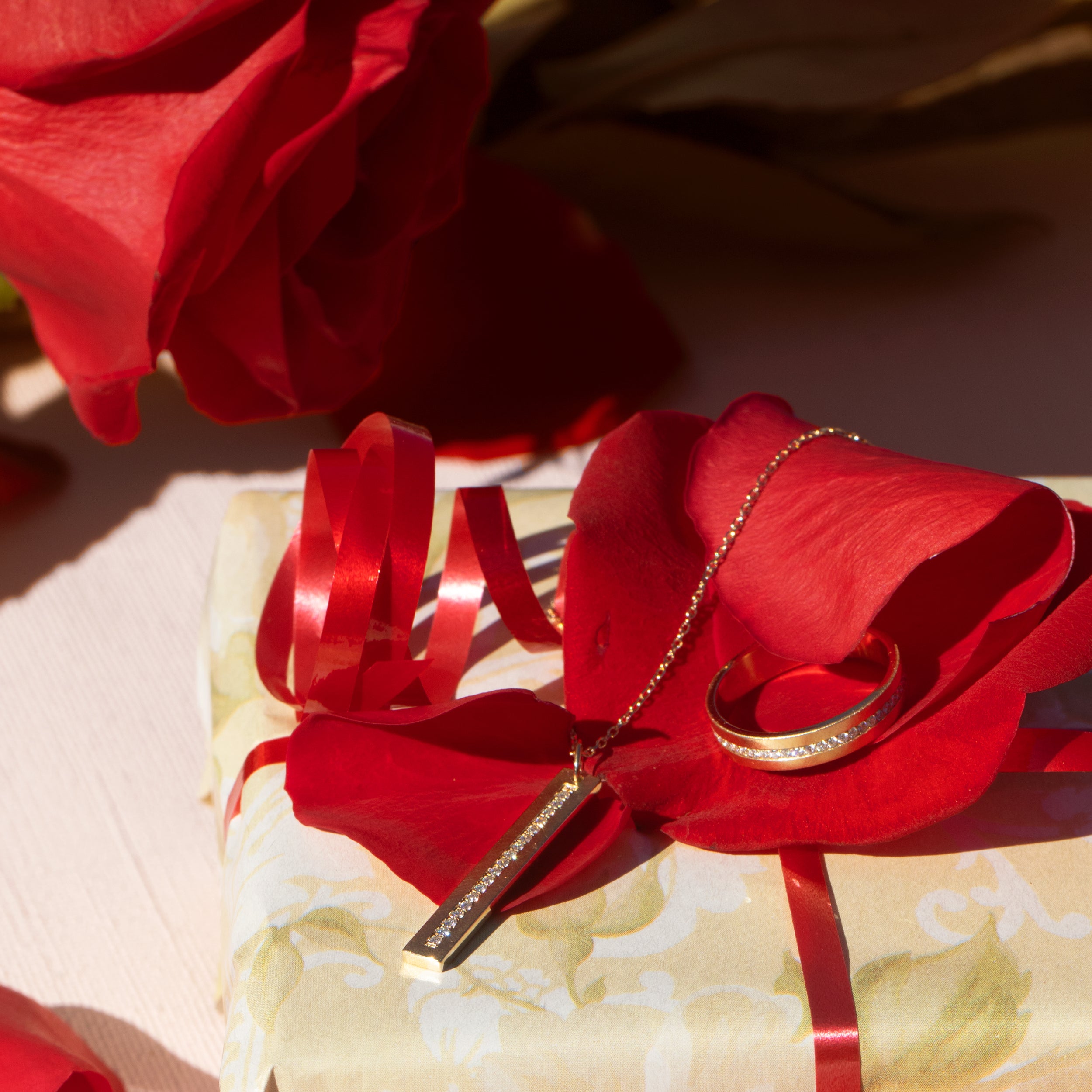 DAZA 14k Diamond Ring