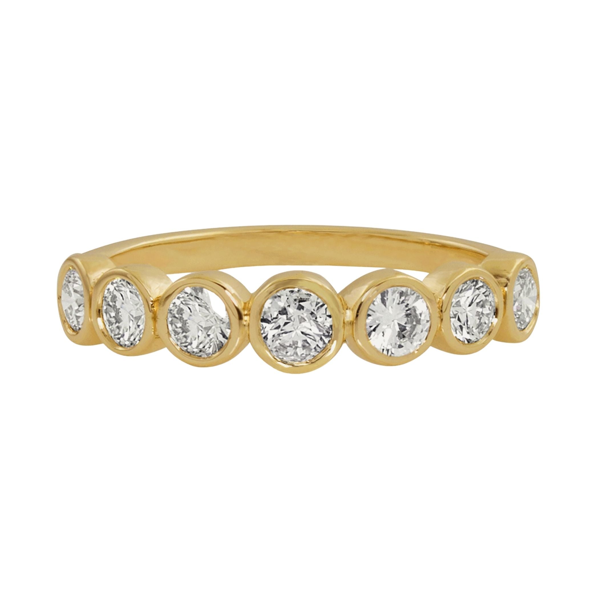 REMO 14k Gold Diamond Band