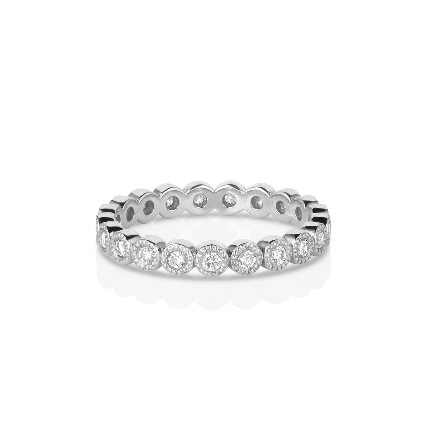 RIZO 14k Gold Eternity Band