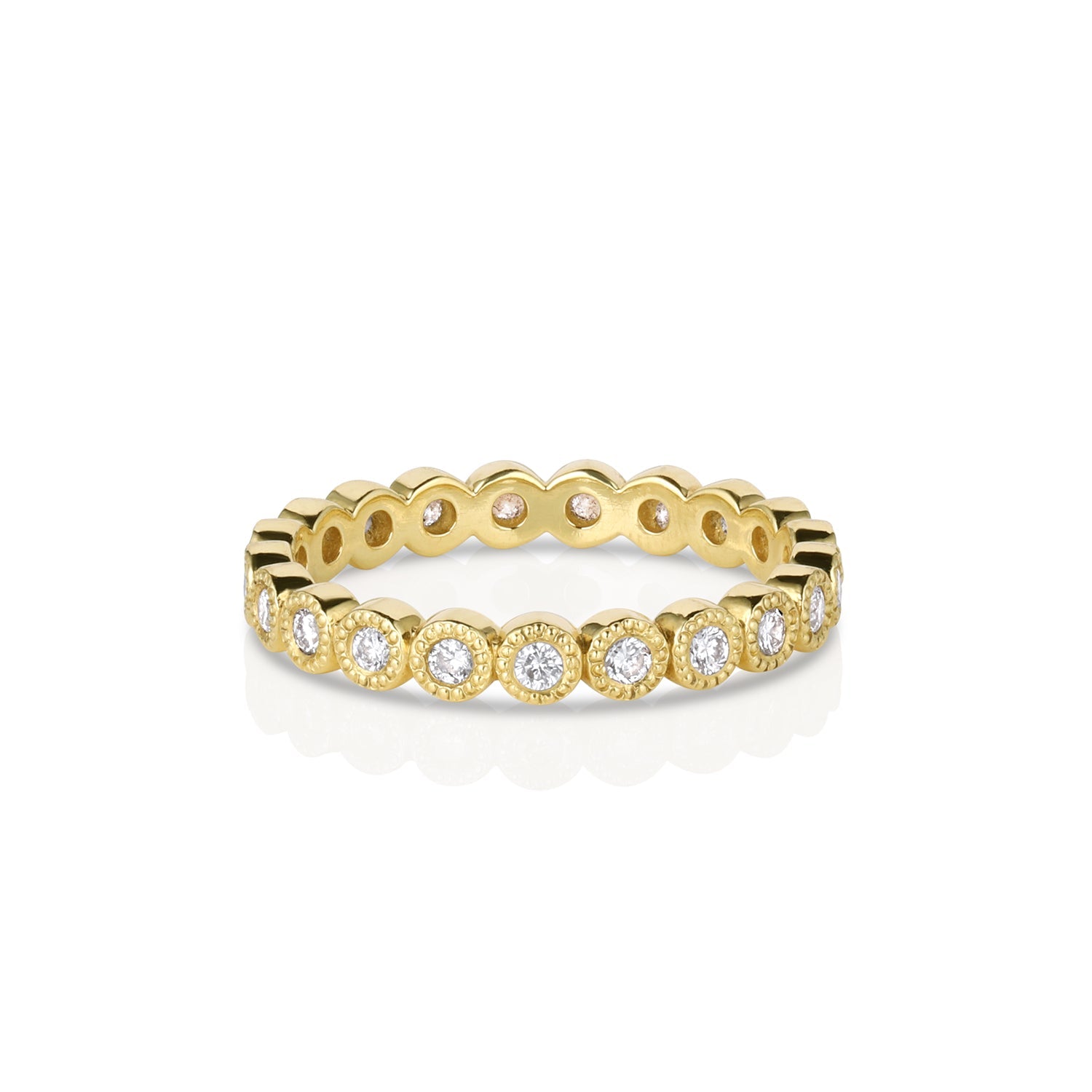 RIZO 14k Gold Eternity Band