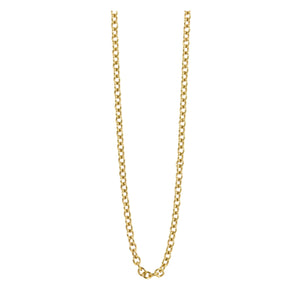 14k yellow gold 1.5mm rolo link chain