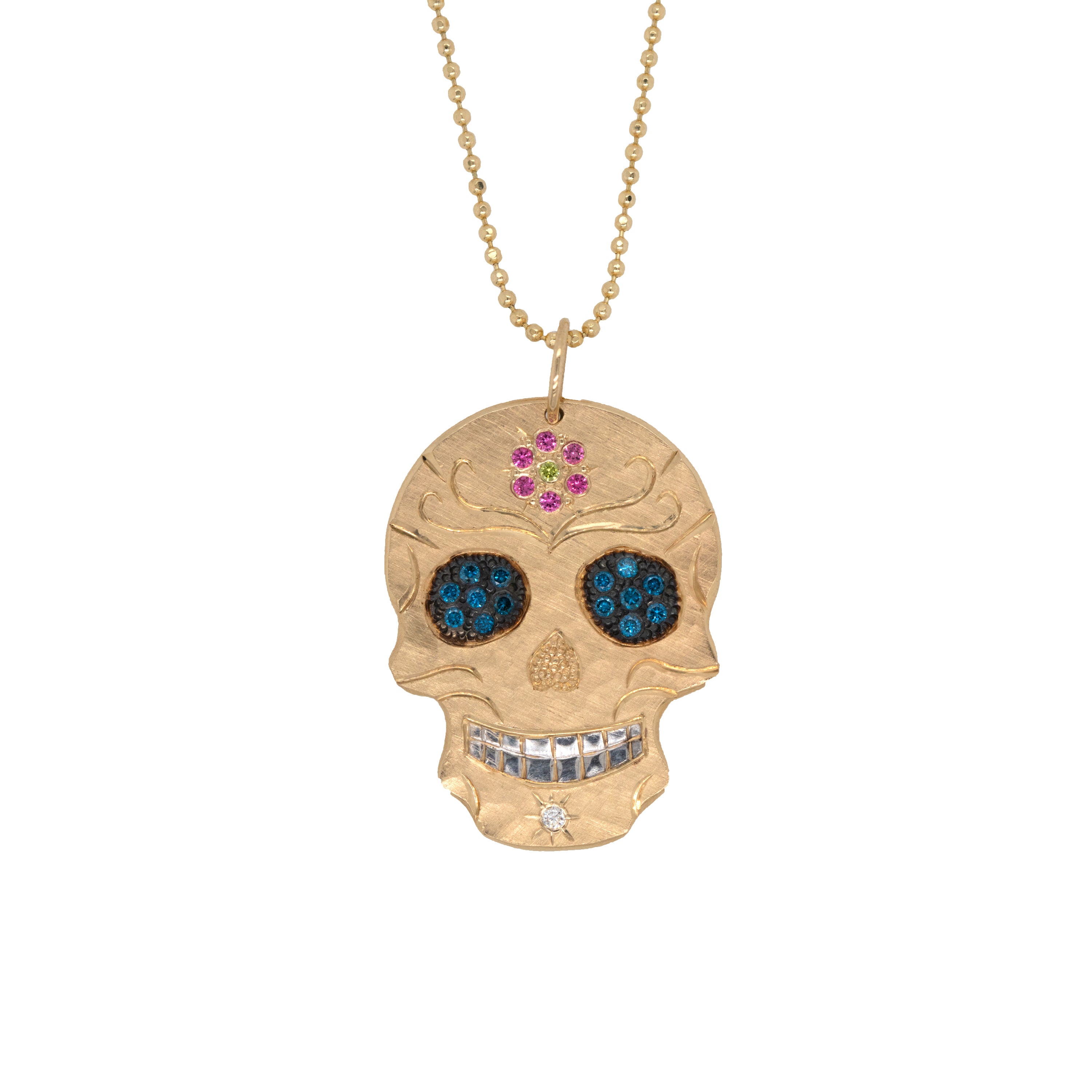 PALOMA 14k Gold Medium Ghostrider Skull