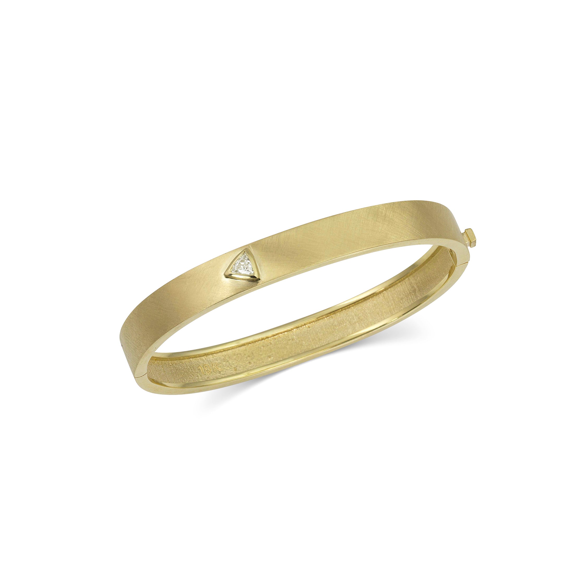 TODO 18k Gold Diamond Bangle