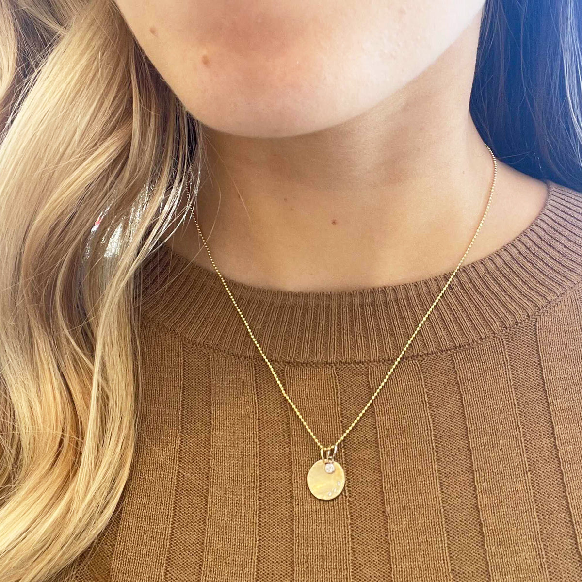 SAGE Baby 14k Gold Charm