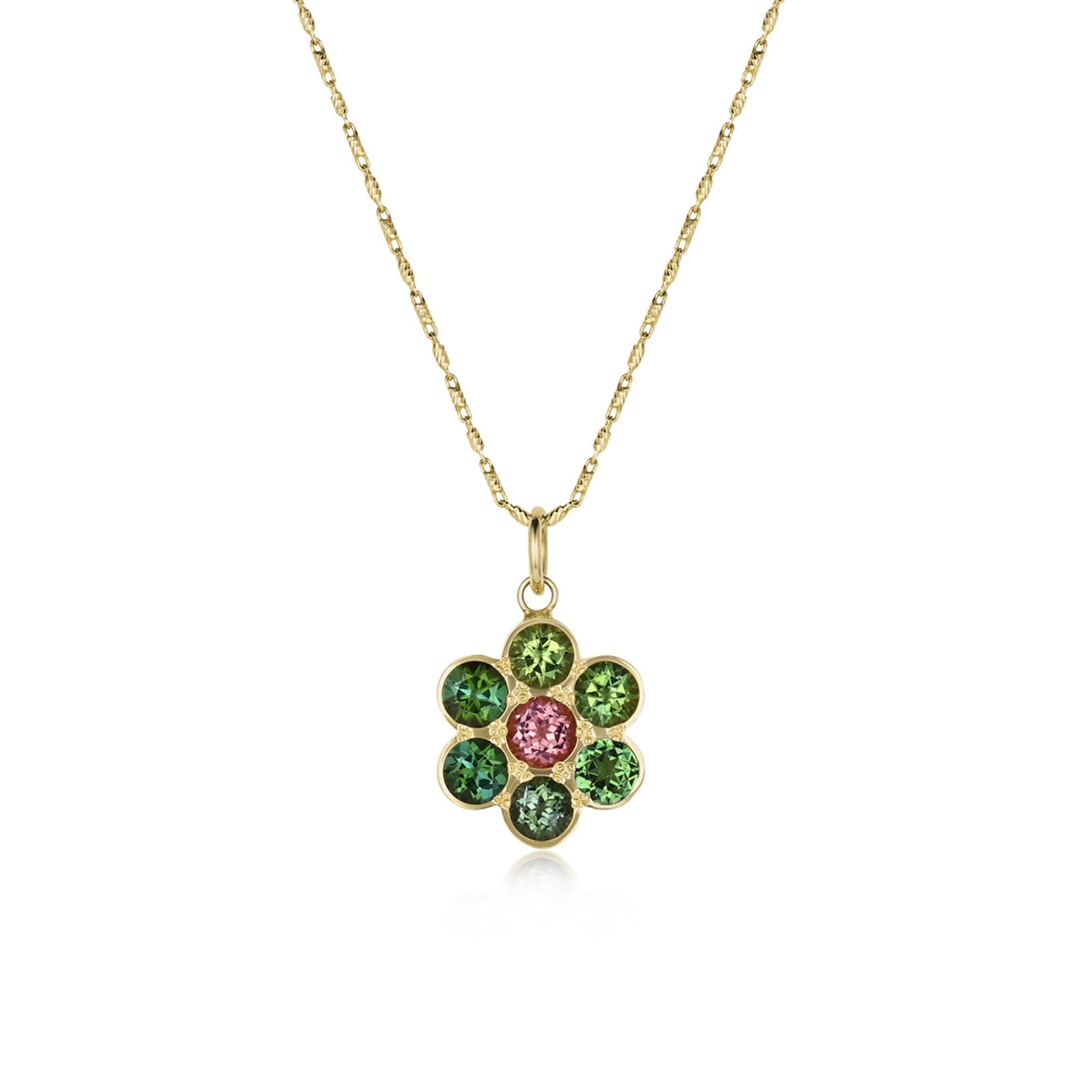 CLARA 14K Gold Genu Flower