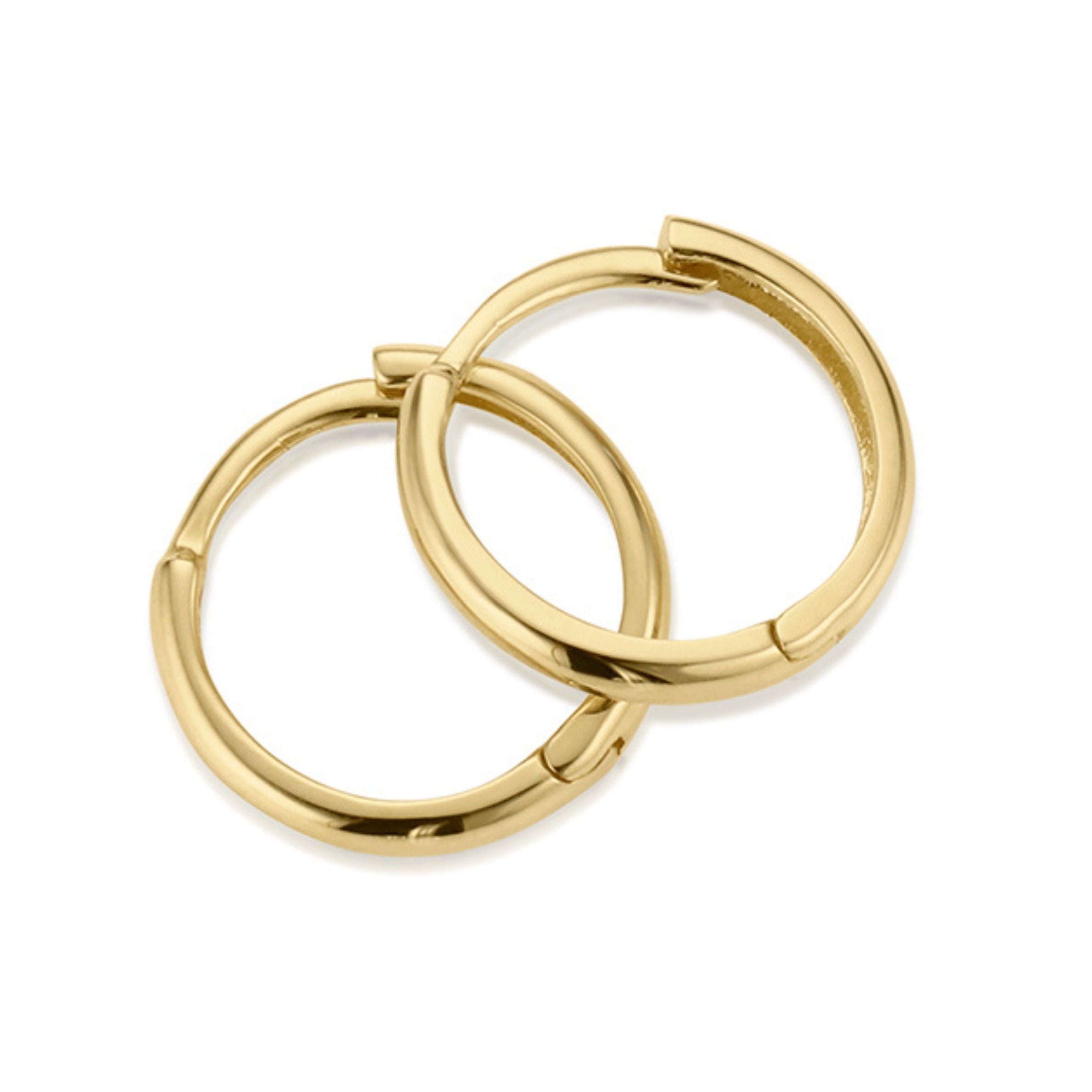 LARK by JB 14k Gold Simple XSmall Hoops-Lark Collection by JB