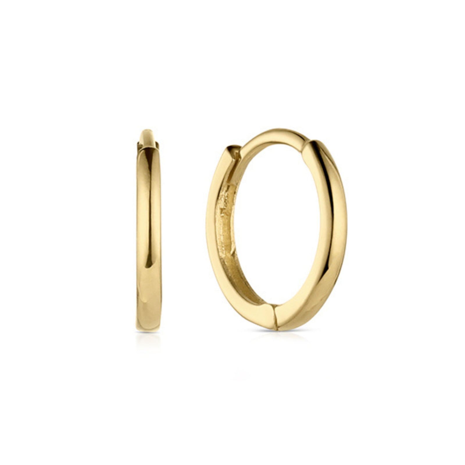 LARK by JB 14k Gold Simple Baby Hoops