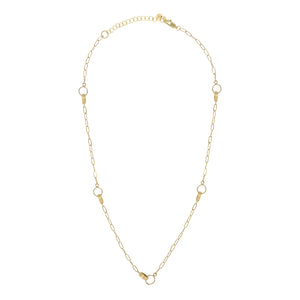 ALIN 14k Gold Link Necklace