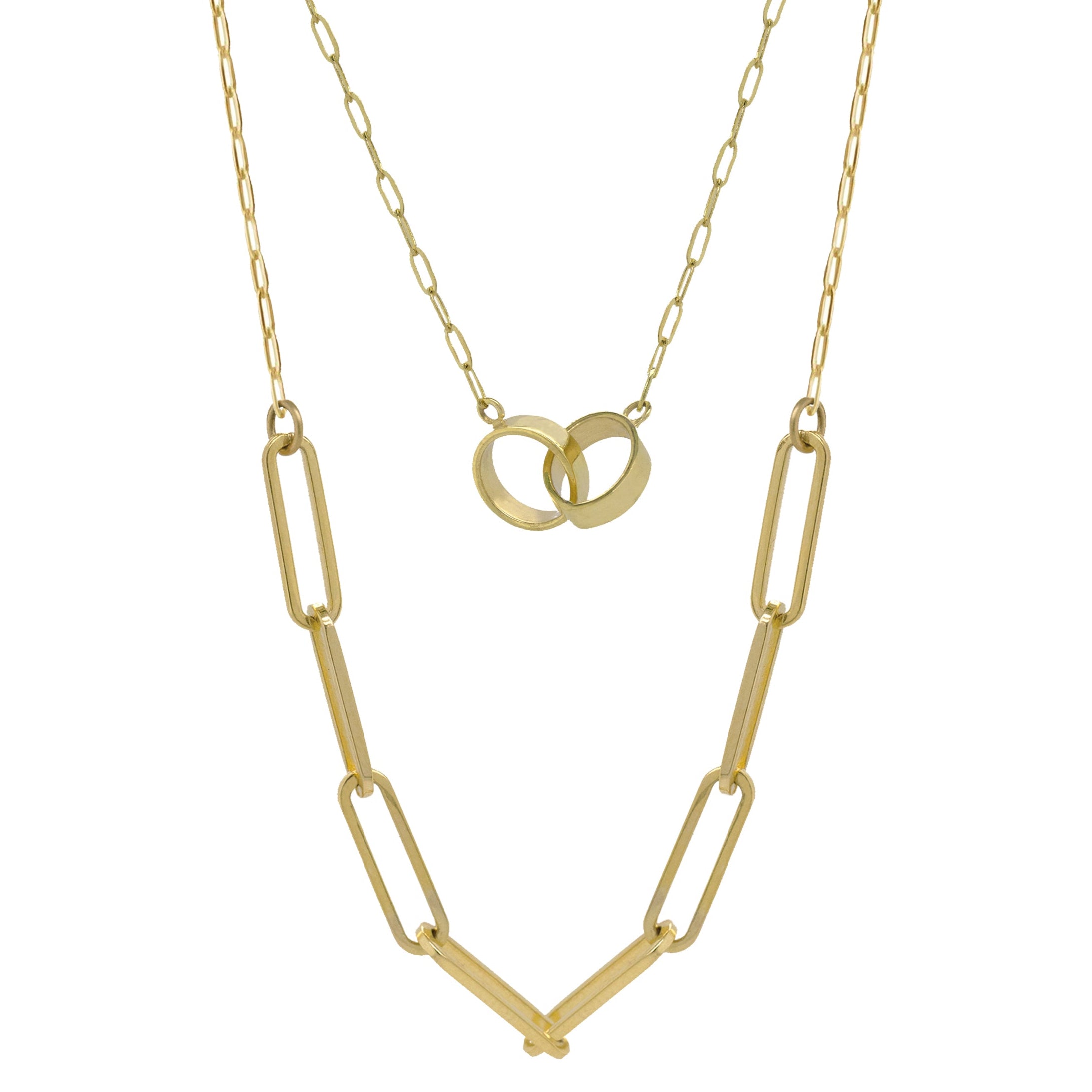 ALLY 14k Gold Link Necklace