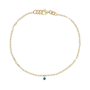 BEZI 14k Gold Charm Bracelet