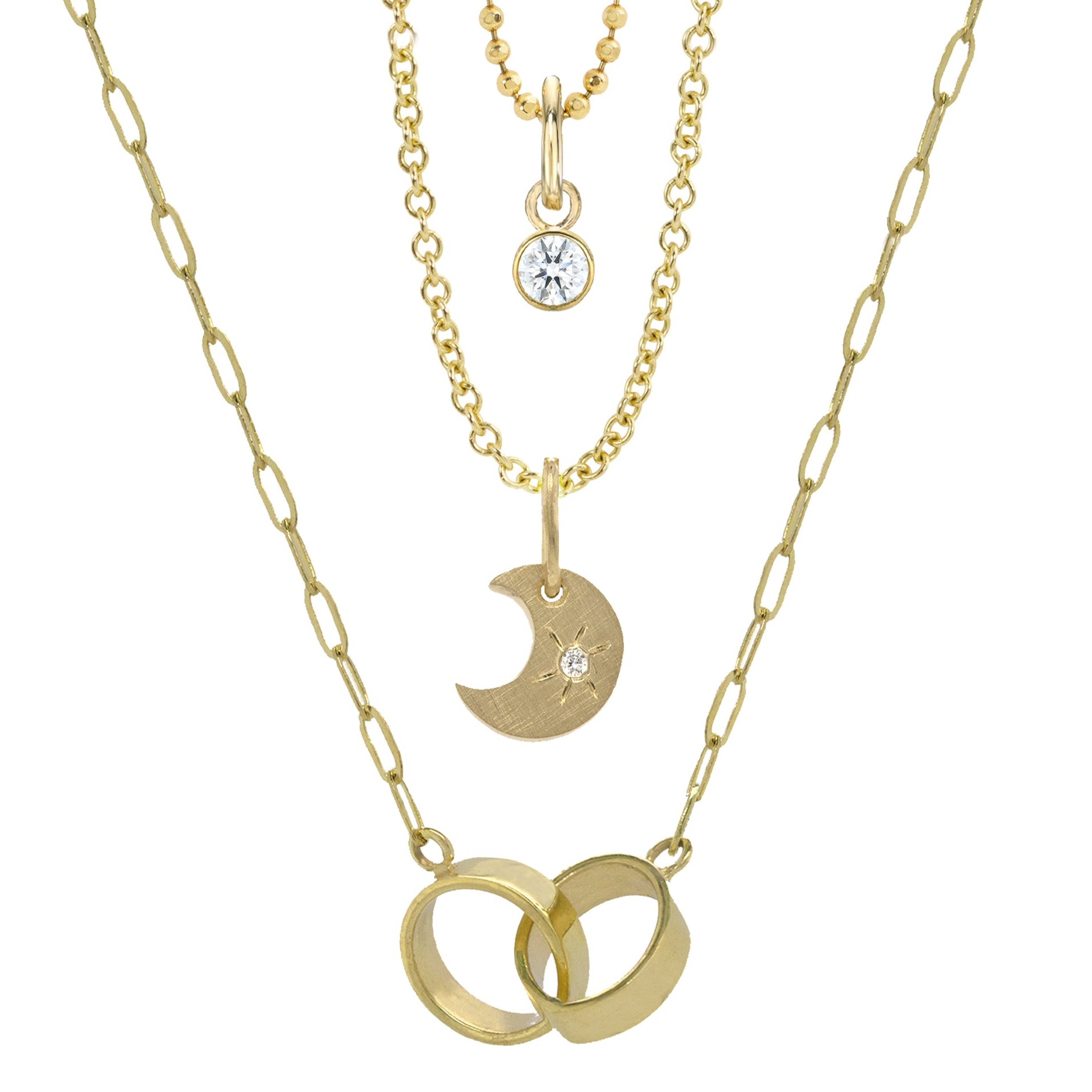 ALLY 14k Gold Link Necklace