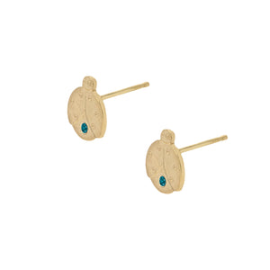 BUG 14k Gold Teeny Tiny Earrings