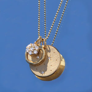 GALA 14k Rose Gold Diamond Charm
