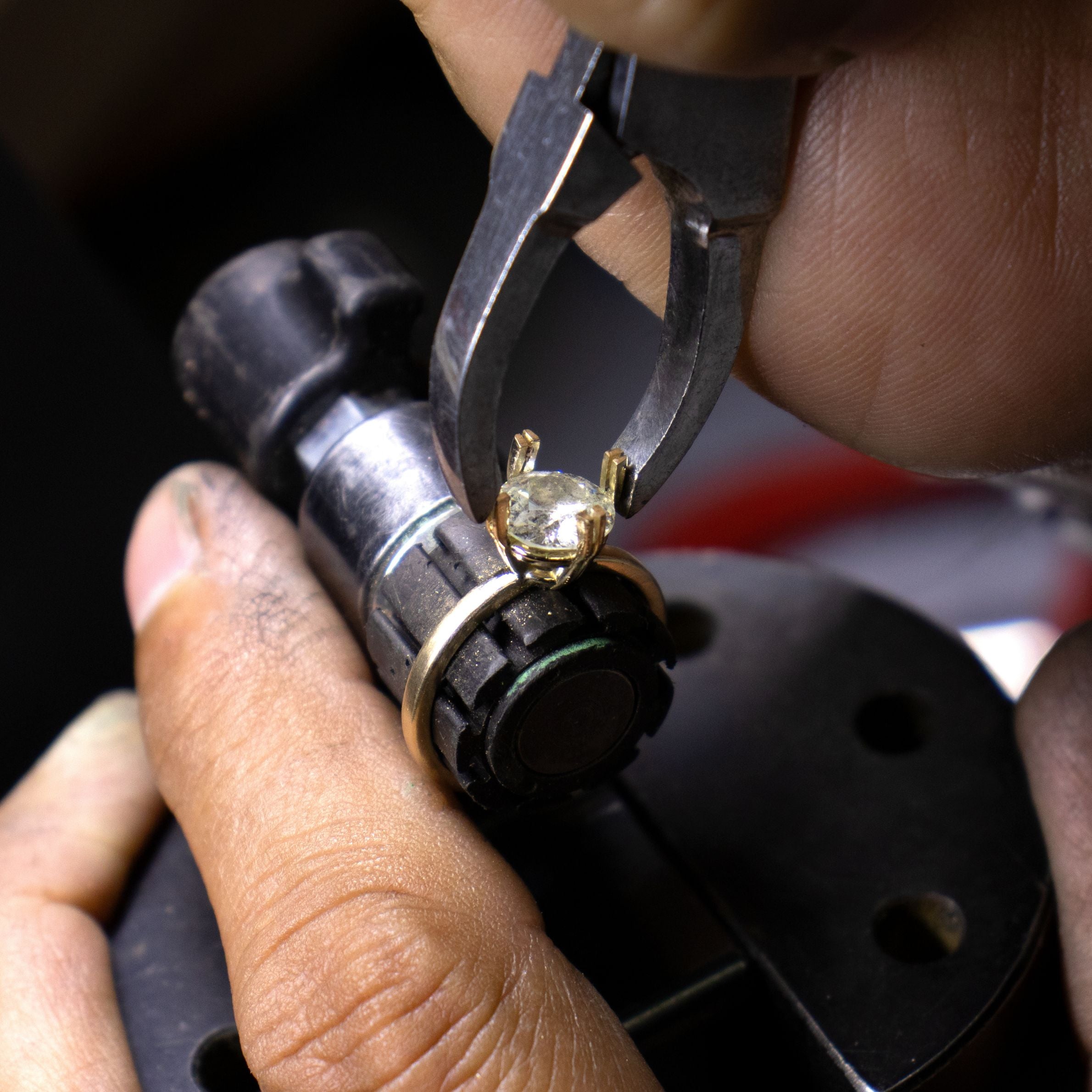 Handcrafted 14k Gold Engagement Ring