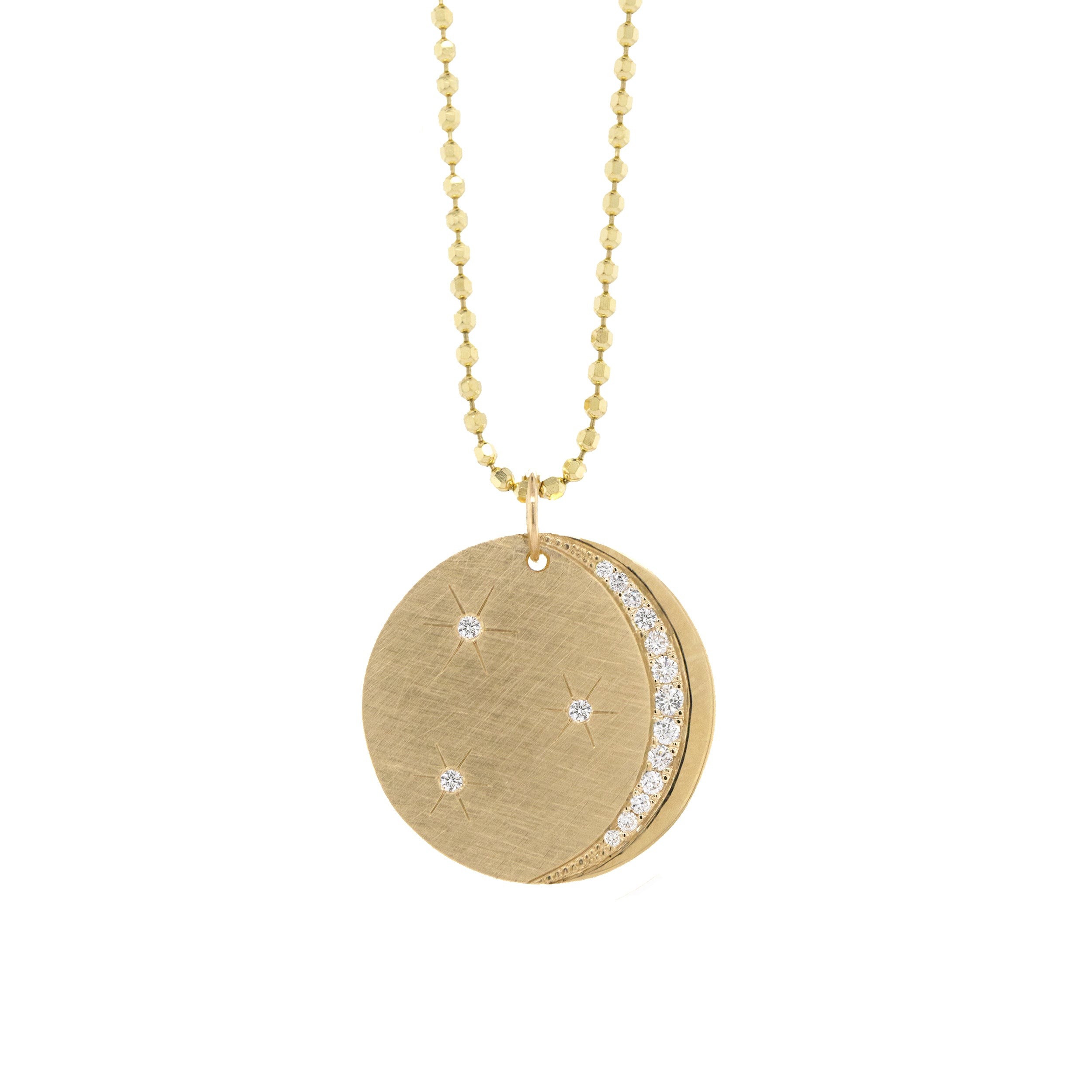 MAYA 14k Gold Disc Medallion