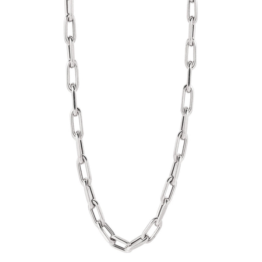 MICA 14k Gold 4.2mm Link Choker - White Gold Variant - Handcrafted 14k Gold Choker