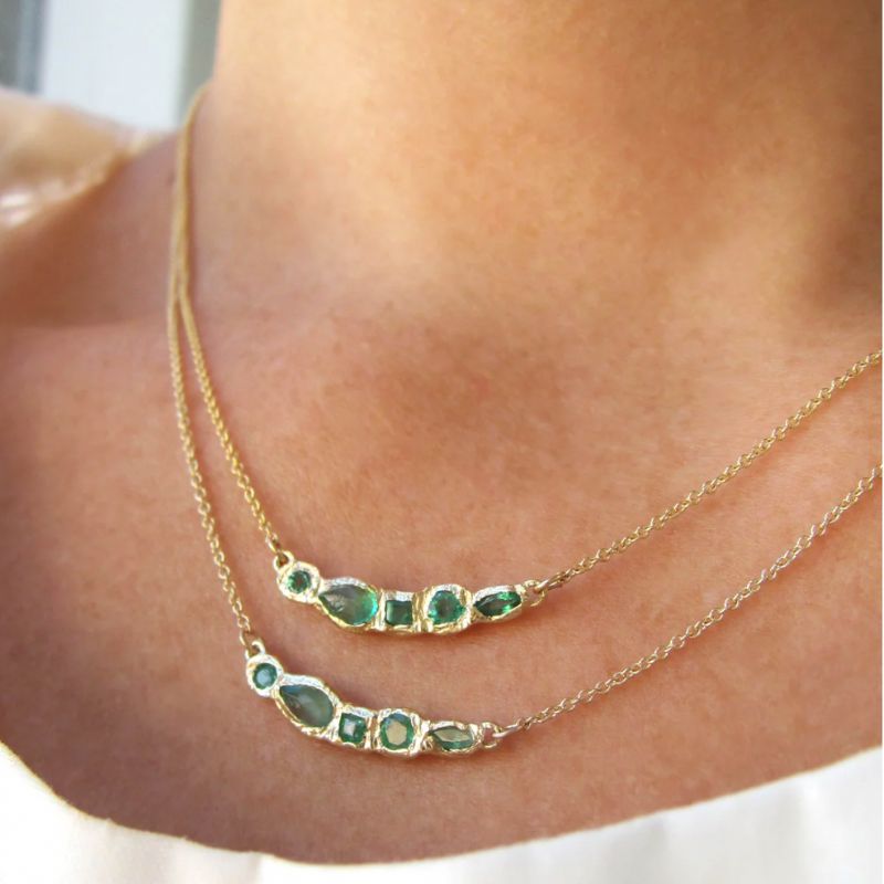 Misa Journey Treasure Emerald Necklace