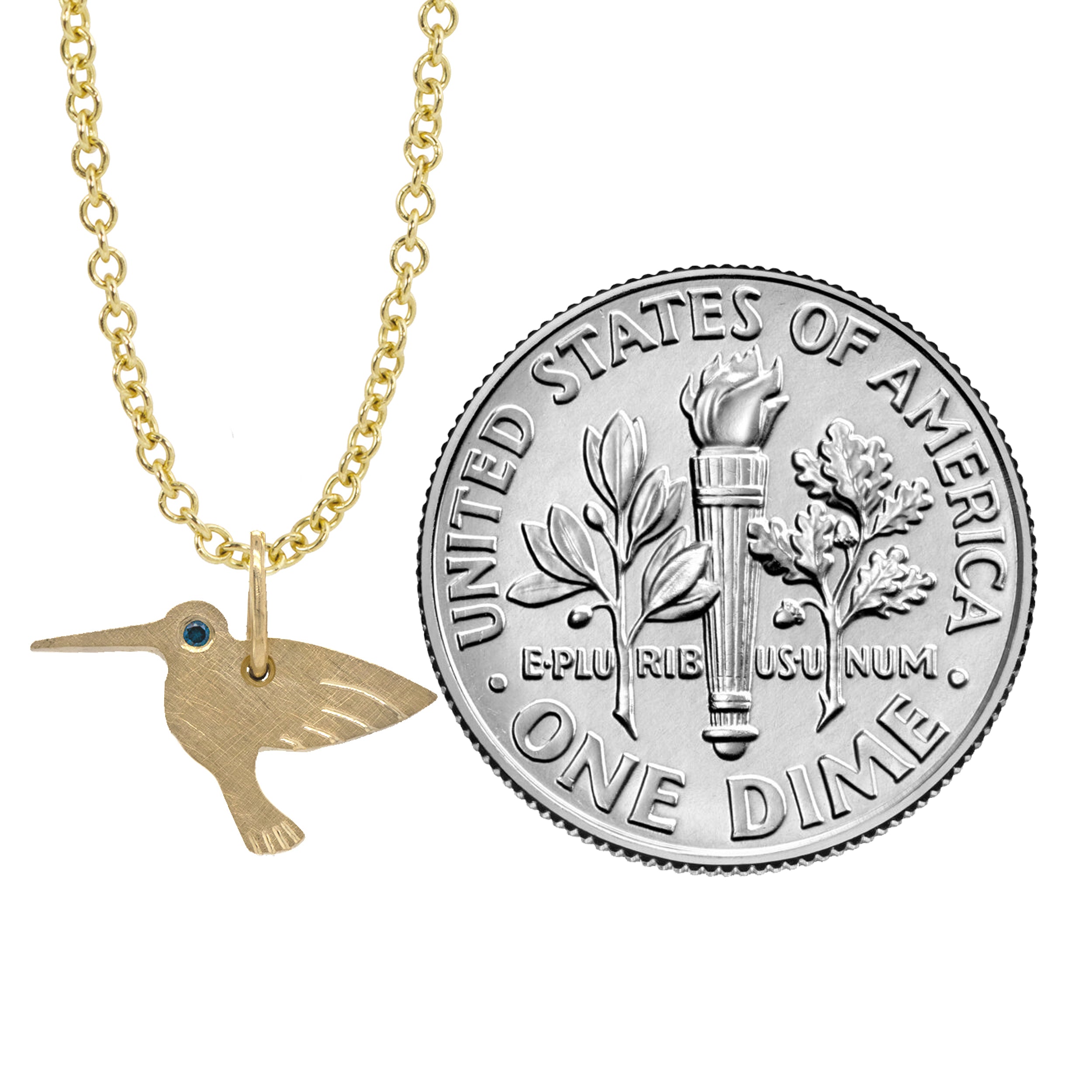 OLIVE 14k Gold Teeny Tiny Charm