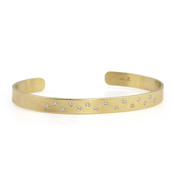 Julez Bryant 14k Gold Diamond Bar Bracelet