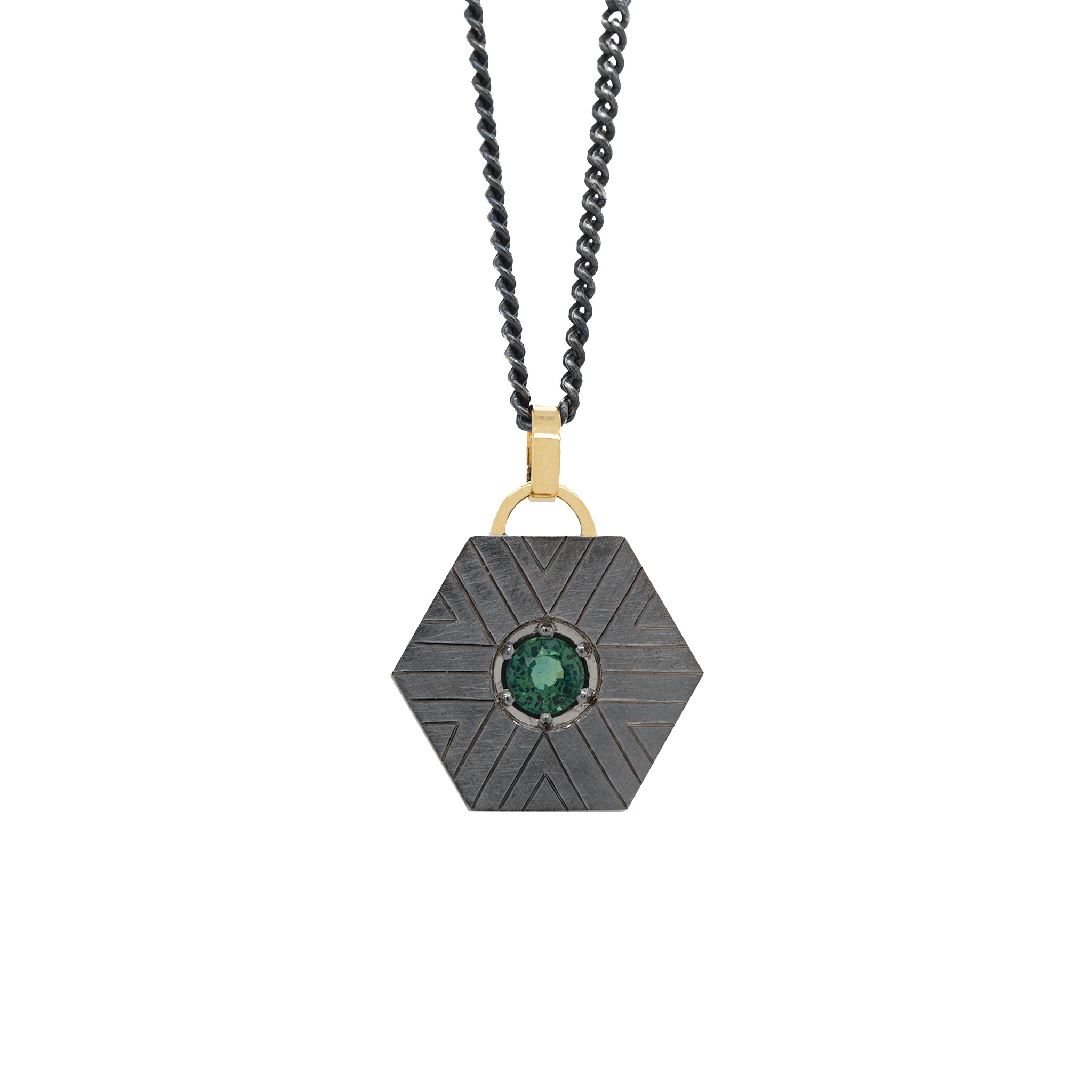 STONE Hexagon Pendant