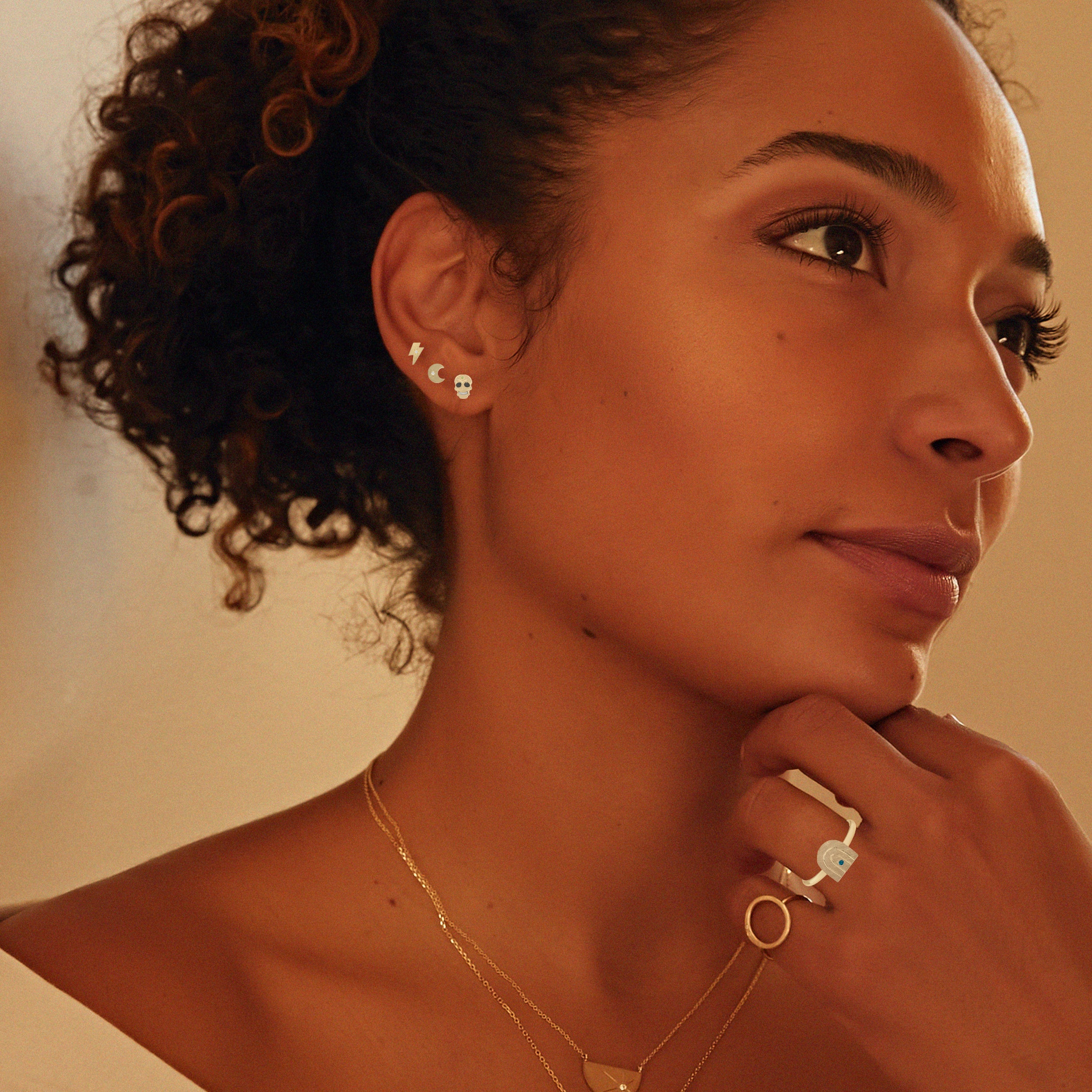 JOY 14k Gold Teeny Tiny Earrings