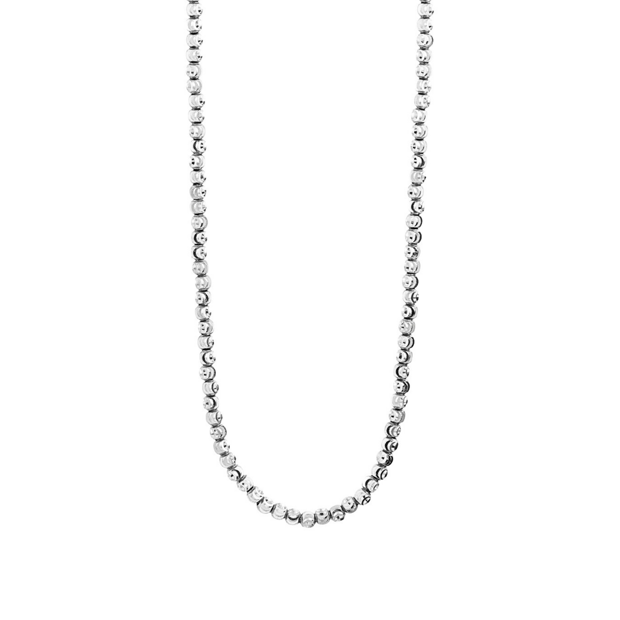 White gold Moca 14k gold choker necklace