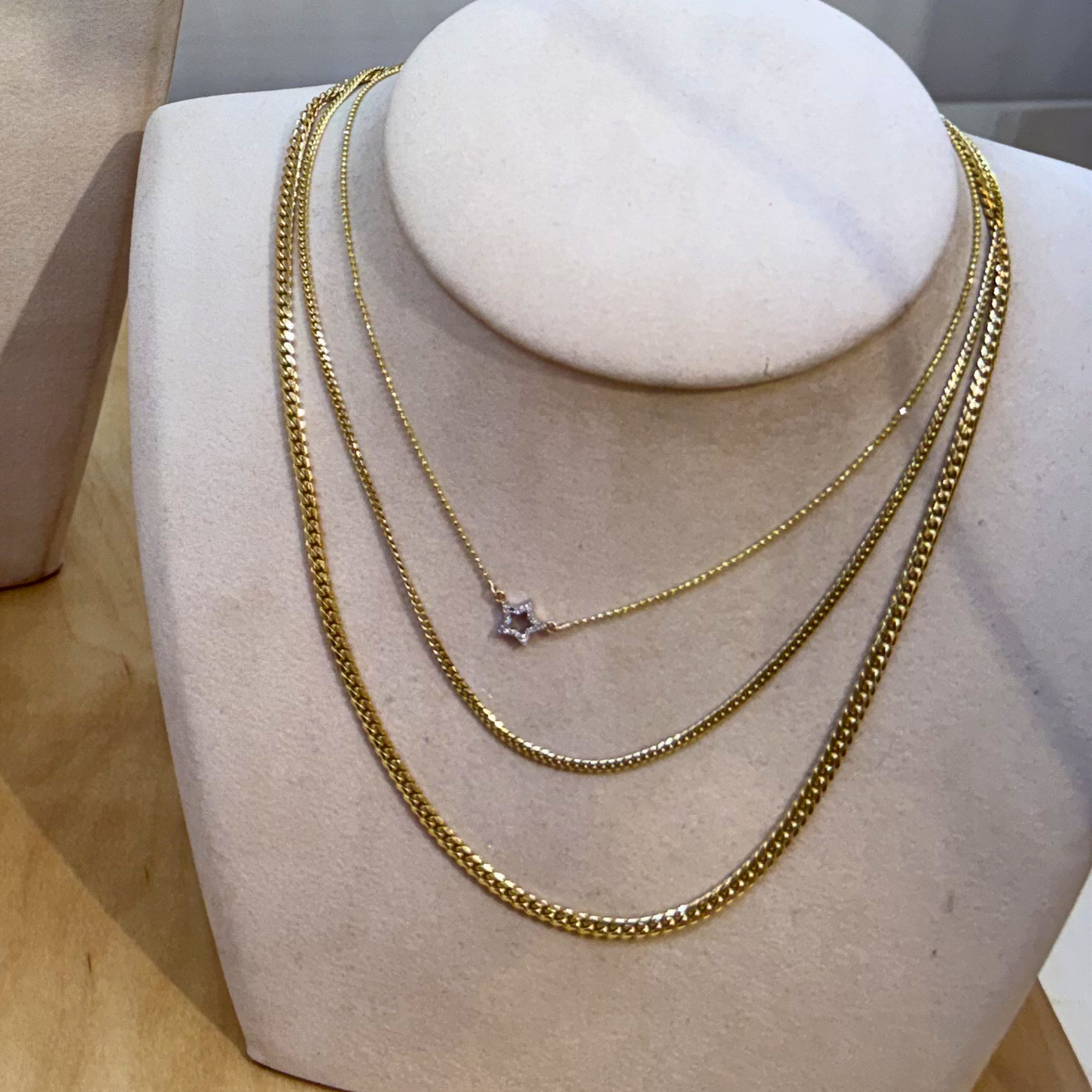 3.5mm 14k Gold Miami Cuban Flat Link Chain | Statement Necklace