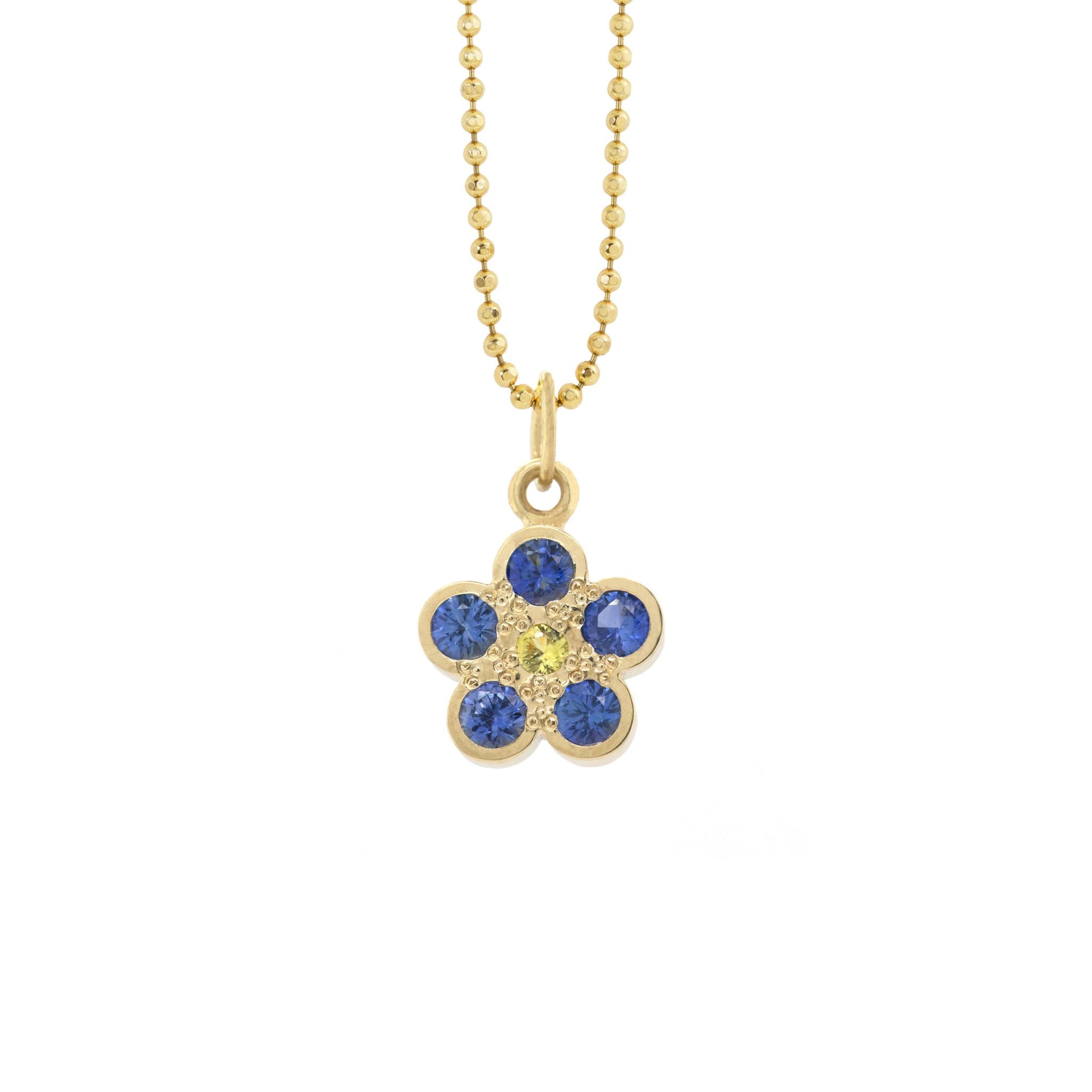 GENA 14K Gold Baby Genu Flower