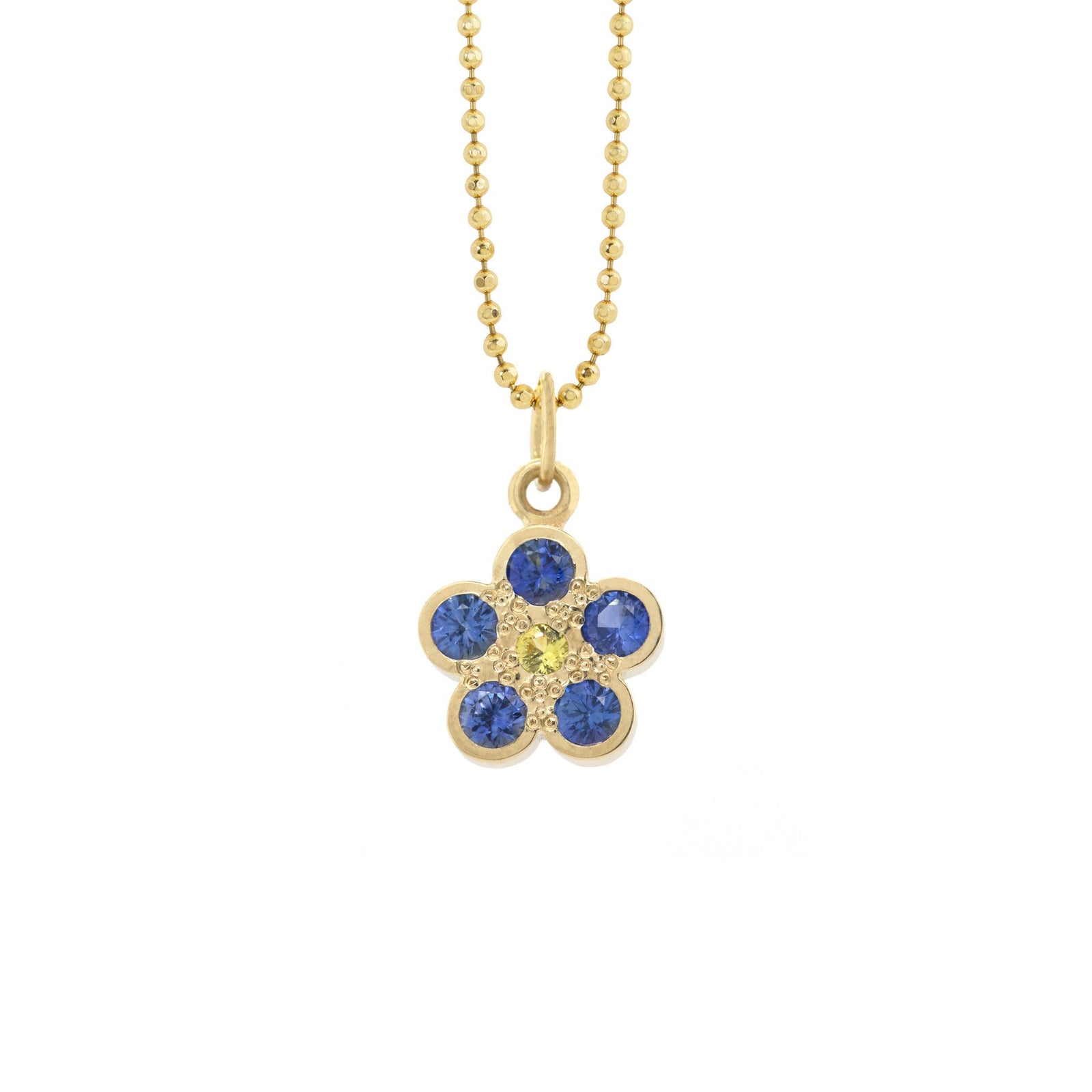 GENA 14K Gold Baby Genu Flower