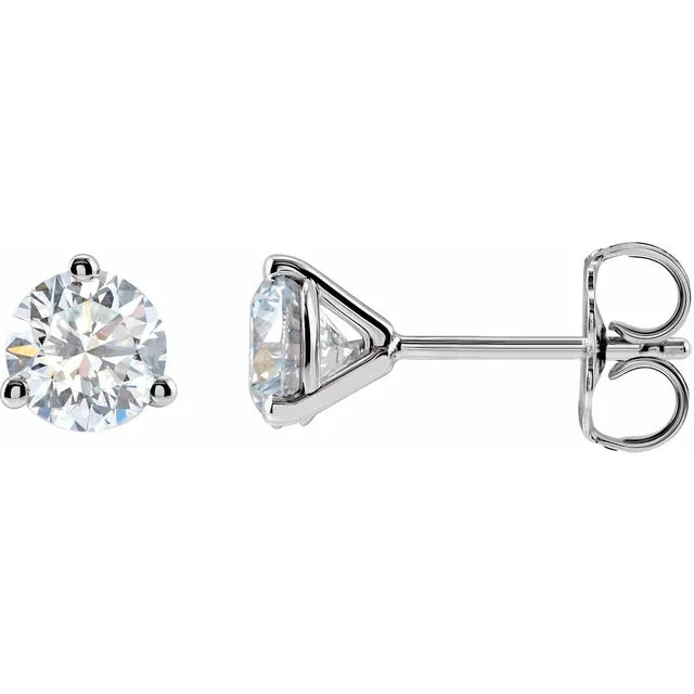 Lab Grown Diamond Earrings- 1 Carat Studs