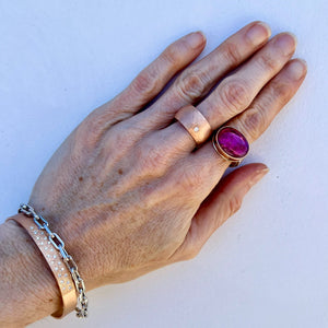 Jamie Joseph Oval Rose Pink Tourmaline Ring
