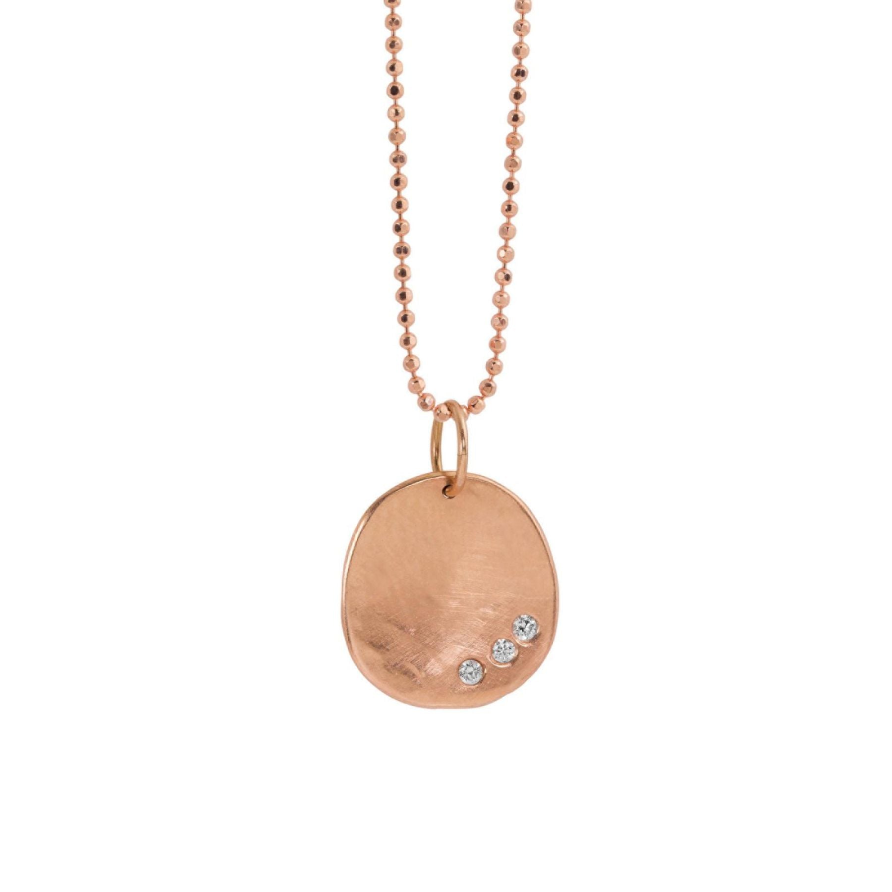 SAGE Small 14k Rose Gold Charm