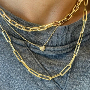 LAXA 14k Gold Heart Necklace