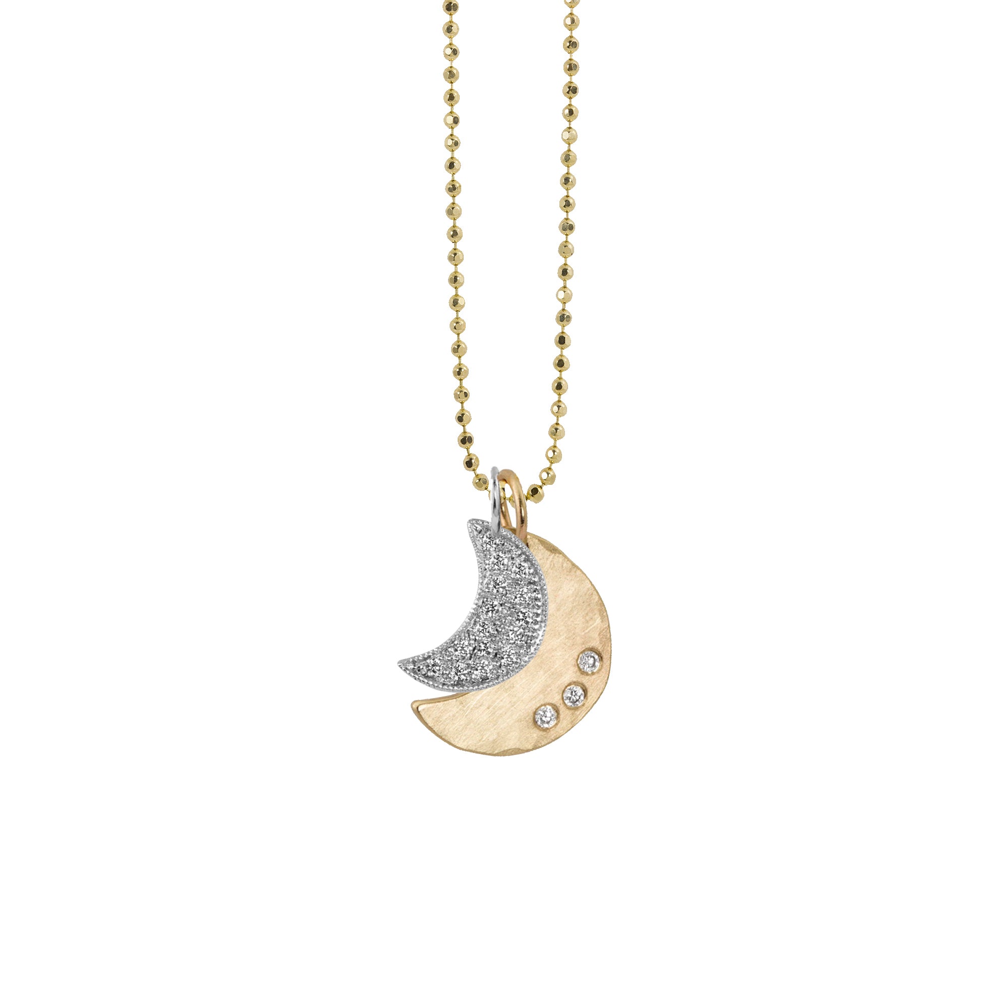 ALEM and ALER 14k Gold Moons