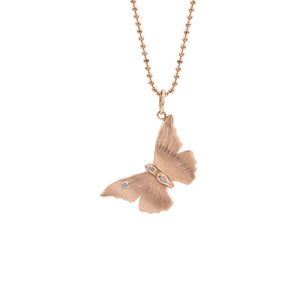 14k rose gold ANNA small butterfly charm