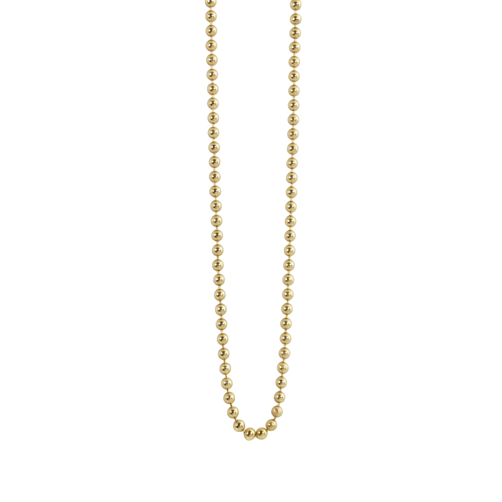 14k yellow gold 1.5mm ball chain