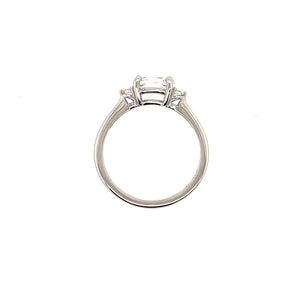 profile picture of white gold engagement ring