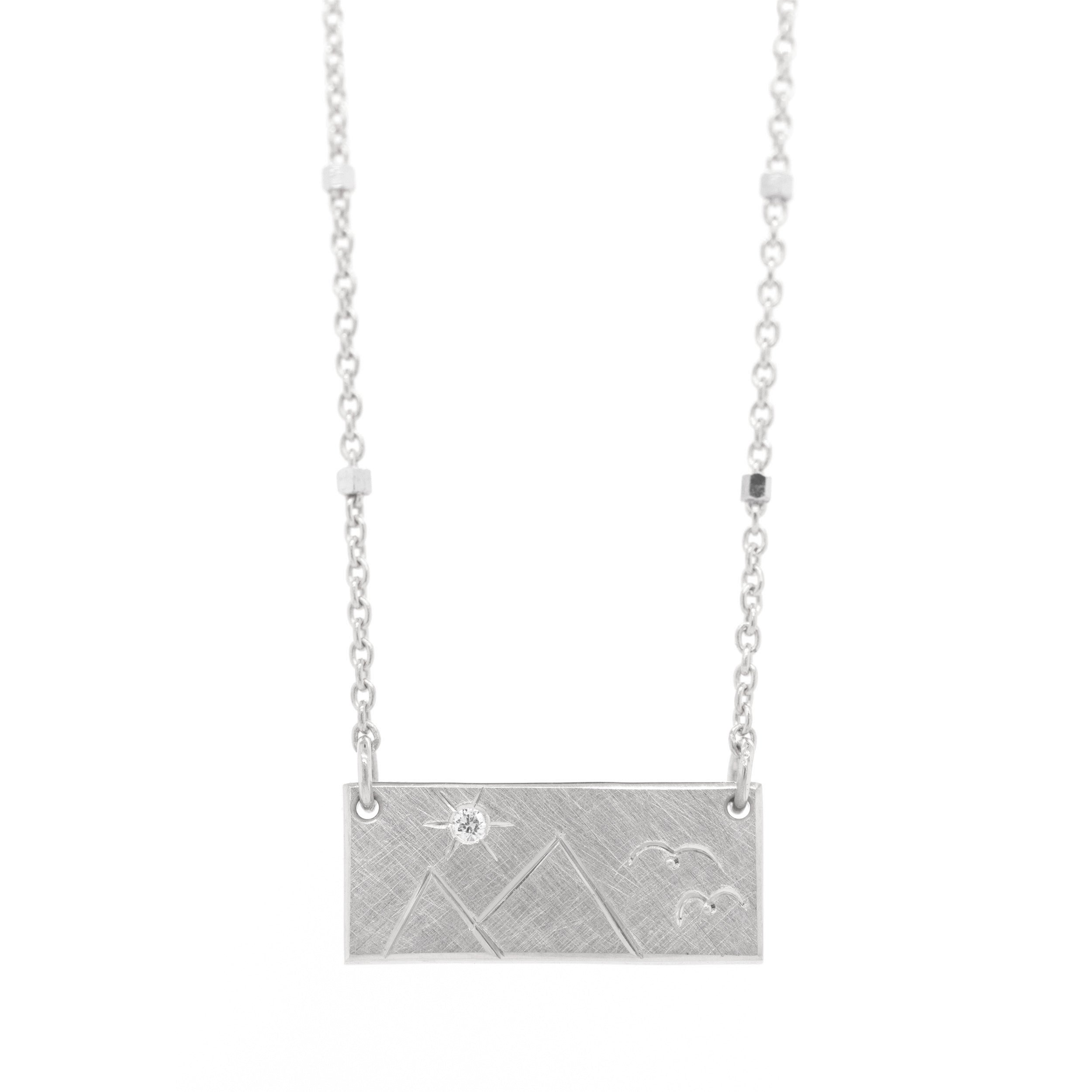 COCI 14k Gold Bar Necklace